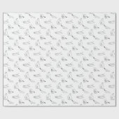 Papier Cadeau Pilates pose motif (Plat)