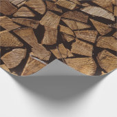 Papier Cadeau Pile de bois de feu (Coin)