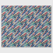 Papier Cadeau Pile de livres (Plat)