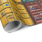 Papier Cadeau Pile de remorque à cargaison (Coin rond)