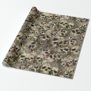 Papier Cadeau Piles de crânes