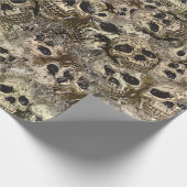 Papier Cadeau Piles de crânes (Coin)