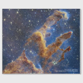 Papier Cadeau Piliers de la création James Webb Hi-Res 2022 (Plat)