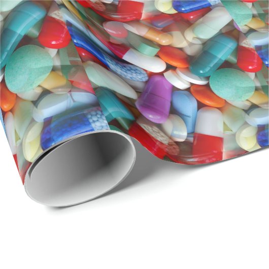 Papier Cadeau pills (Coin rond)