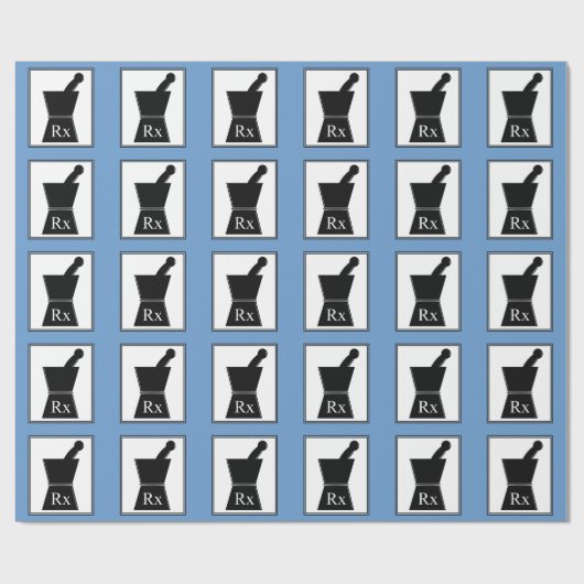 Papier Cadeau Pilon et mortier de papier d'emballage cadeau de (Plat)