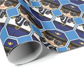 Papier Cadeau Pilote (Coin rond)