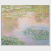 Papier Cadeau PILOTE-CADEAU | Claude Monet Nymphéas (Plat)