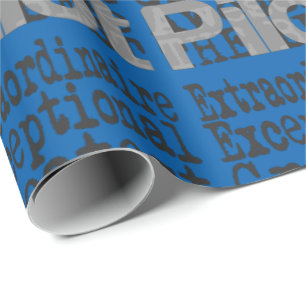 Papier Cadeau Pilote Extraordinaire