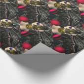 Papier Cadeau PILOTE SPACESHIP ANDROID XENIA, Science-fiction (Coin)