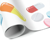 Papier Cadeau Pilules mixtes (Coin rond)