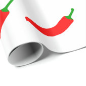 Papier Cadeau Piment (Coin rond)