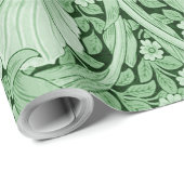 Papier Cadeau Pimpernel Green, William Morris (Coin rond)
