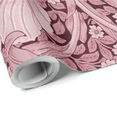 Papier Cadeau Pimpernel Maroon, William Morris (Coin rond)