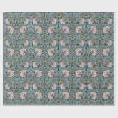 Papier Cadeau Pimpernel William Morris - Ice Blue (Plat)
