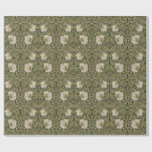Papier Cadeau Pimpernel William Morris -SAGE Olive Wrapper Pape (Plat)
