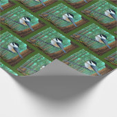 Papier Cadeau Pin À feuillage persistant rustique (Coin)