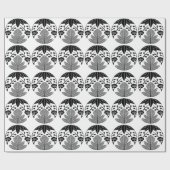 Papier Cadeau Pin bambou ume (Plat)