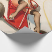 Papier Cadeau Pin classique de cru des années 1950 vers le haut (Coin)