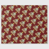 Papier Cadeau Pinceau (Plat)