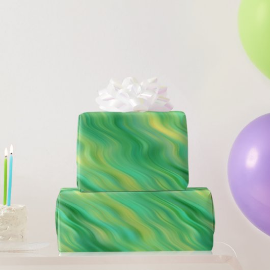 Papier Cadeau Pine vert Vavy Texture (Cadeaux de fête)