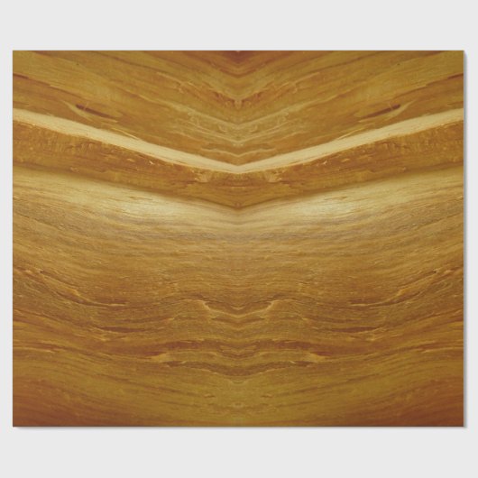 Papier Cadeau Pine Wood II Faux Texture en bois (Plat)