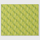 Papier Cadeau Pineapple Outline Pattern on Green (Plat)