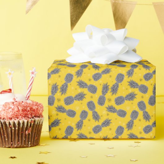 Papier Cadeau Pineapples (Fête d'anniversaire)