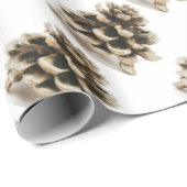 Papier Cadeau Pinecone (Coin rond)