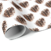 Papier Cadeau Pinecones (Coin rond)