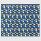 Papier Cadeau Pingouin bébé avec papier d'enveloppement Tuba (Plat)