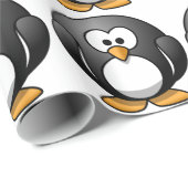 Papier Cadeau Pingouins (Coin rond)