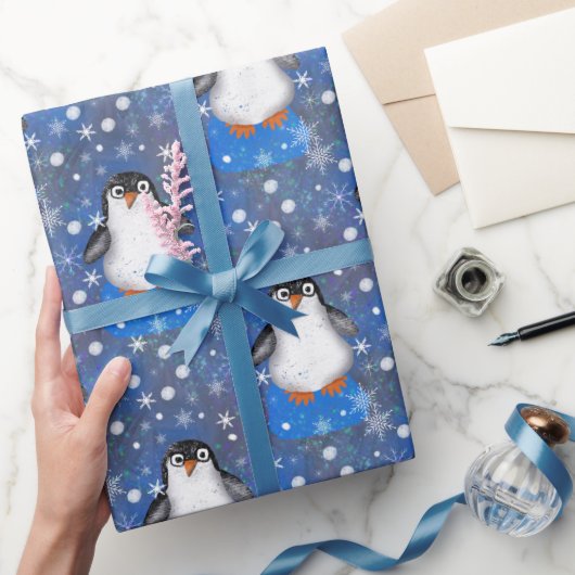 Papier Cadeau Pingouins de l'iceberg (Cadeaux)