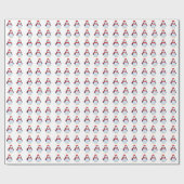 Papier Cadeau Pingouins de Noël (Plat)