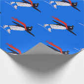 Papier Cadeau Pingouins de patinage (Coin)