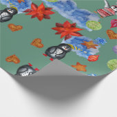 Papier Cadeau Pingouins & Stars rapper Papier (Coin)