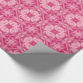 Papier Cadeau Pink Abstrait doux Motif Mandala (Coin)