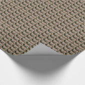 Papier Cadeau Pink and Cream Poinsettias Motif (Coin)