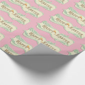 Papier Cadeau Pink and Sage Green Joyeux enveloppement cadeau de (Coin)