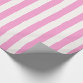 Papier Cadeau Pink and White Extra Large Stripe (Coin)