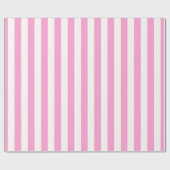 Papier Cadeau Pink and White Extra Large Stripe (Plat)