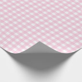 Papier Cadeau Pink and White Gingham (Coin)