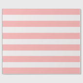 Papier Cadeau Pink clair et frise crémeuse (Plat)