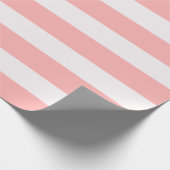 Papier Cadeau Pink clair et frise crémeuse (Coin)