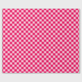 Papier Cadeau Pink Combination Classic Checkerboard par STaylor (Plat)