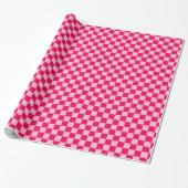 Papier Cadeau Pink Combination Classic Checkerboard par STaylor (Déroulé)