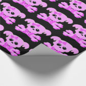 Papier Cadeau Pink Crâne fille (Coin)