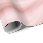 Papier Cadeau Pink Cream Abstract Design (Coin rond)