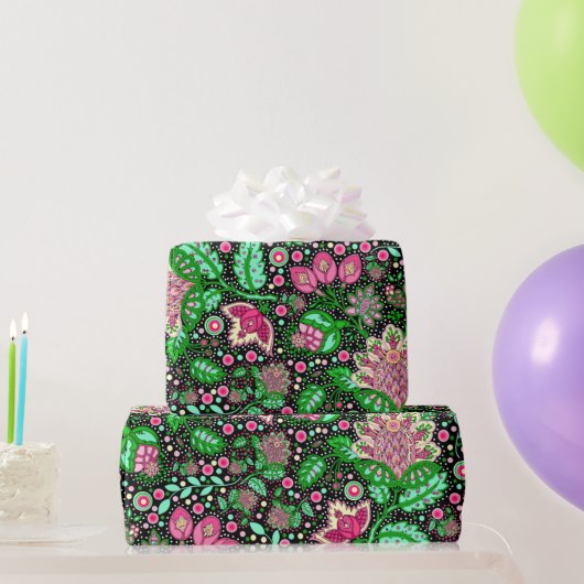 Papier Cadeau Pink Lady Slipper Flower NH Fleur sauvage (Cadeaux de fête)