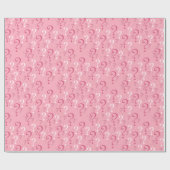 Papier Cadeau Pink m'encombrer ce point d'interrogation mystérie (Plat)