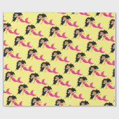 Papier Cadeau Pink Mermaid (Plat)
